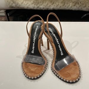 Shoes Alexander Wang Size 38 clear and tan